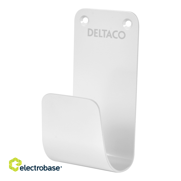 Cable hook DELTACO E-CHARGE SS304, white / EV-5116 image 2