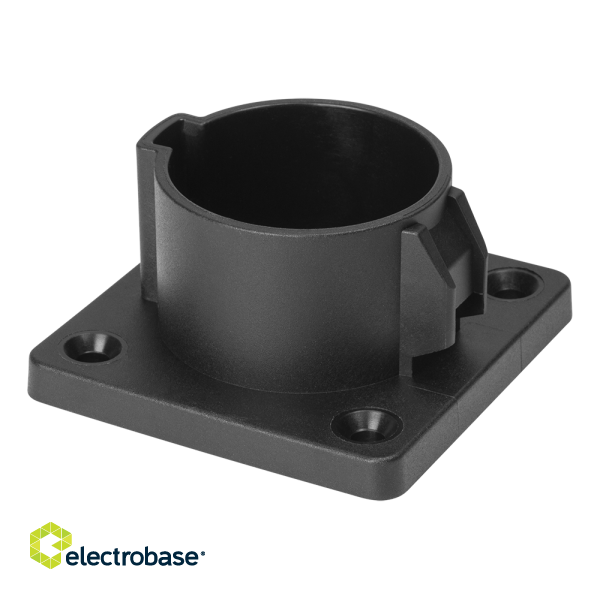 Wall bracket DELTACO e-Charge, for Type 1 charging connector, protects against dirt, black / EV-5101 image 2