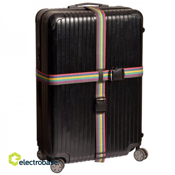 Travel Blue Crossed luggage Strap, 5cm x 200 cm + 5cm x 180 cm, mixed color / 6710243 image 1