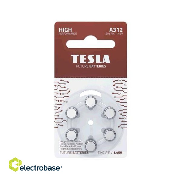 Batteries Tesla A312 (PR41) (6 pcs)