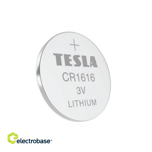 Batteries Tesla CR1616 Lithium 45 mAh (16610520) (5 pcs) фото 1