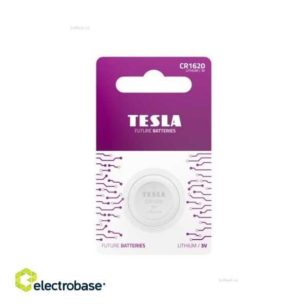 Battery Tesla CR1620 Lithium 60 mAh (1 pcs)