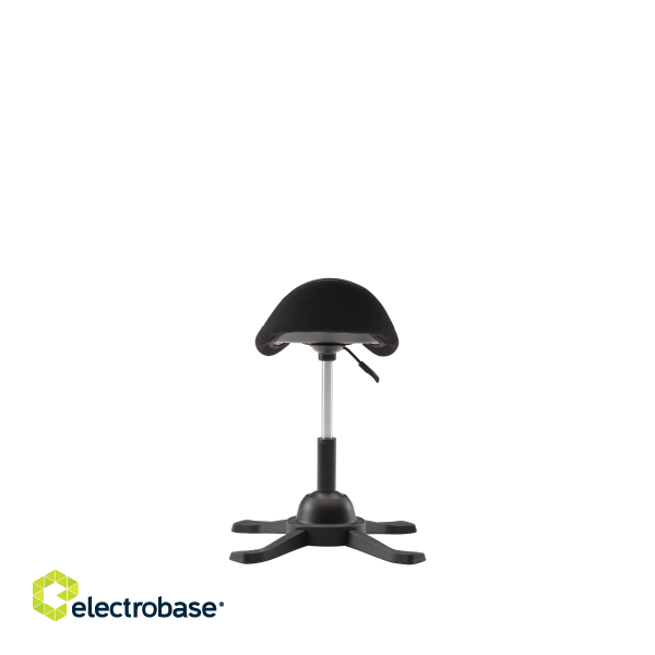 Up Up Toronto ergonomic balance stool Black, Black fabric, longer gas lift image 5