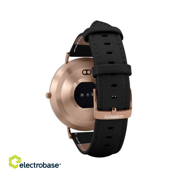 Garett Verona Smartwatch, Gold-black leather image 5