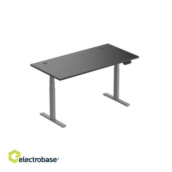 Adjustable Height Table Up Up Thor Gray, Table top L Black image 1