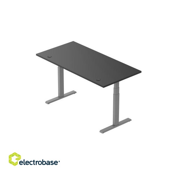 Adjustable Height Table Up Up Thor Gray, Table top L Black image 2
