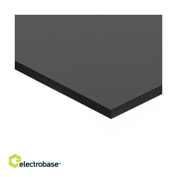 Laminated particle board Table top Up Up, black 1200x750x25mm image 2