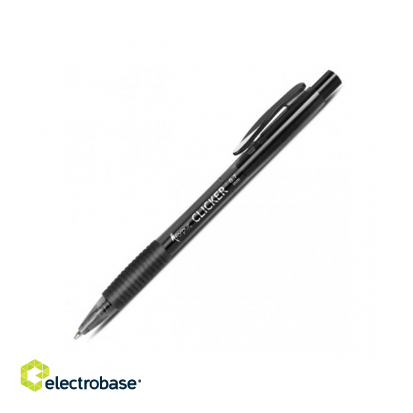 Ball pen Forpus Clicker, 0.7mm, Black