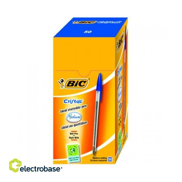 BIC Ball pen Cristal 1.0 Blue, Box 50 pcs. 129627