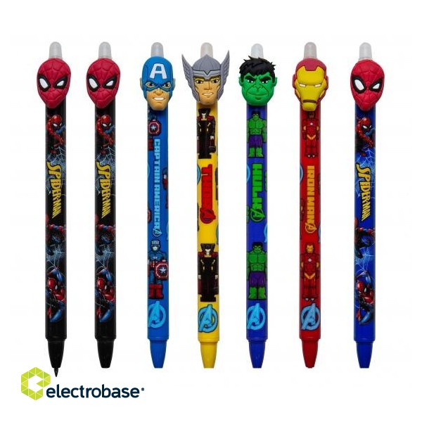 Retractable erasable pen Colorino Disney Avengers / Spiderman фото 1