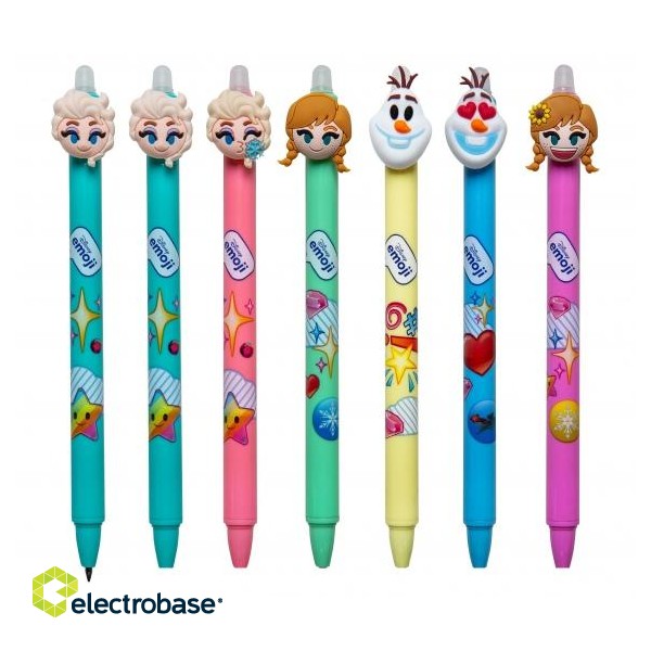 Retractable erasable pen Colorino Disney Emoji Frozen image 1