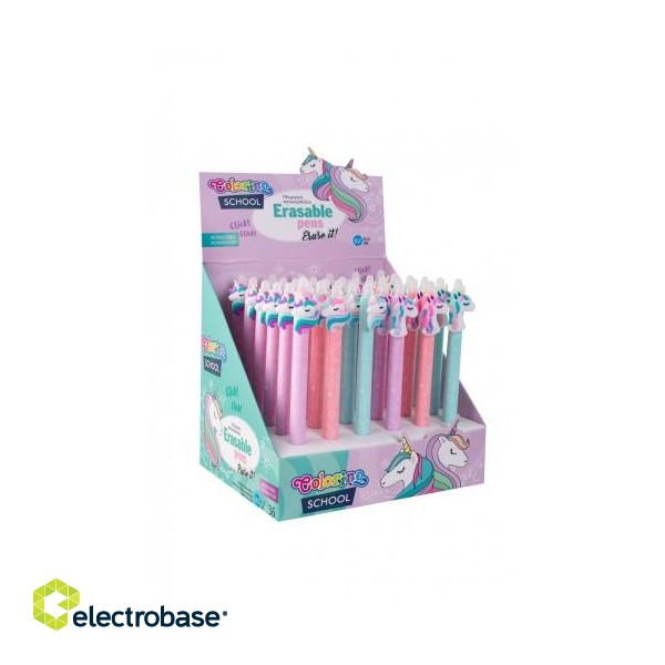 Retractable erasable pen Colorino Unicorn фото 2