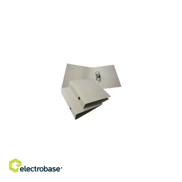 Binder SMLT, A4 / 80 mm, cardboard, ecological, gray 0803-202