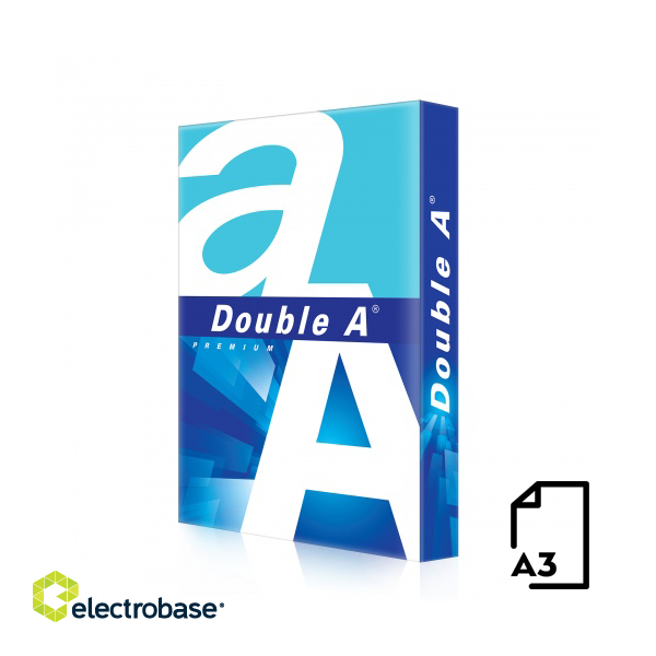 Paper Double A (A category), A3, 80g, 500 sheets image 2