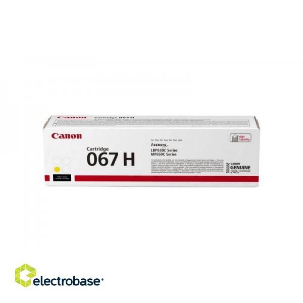 Canon 067H (5103C002) toner cartridge, Yellow (2350 pages) image 2