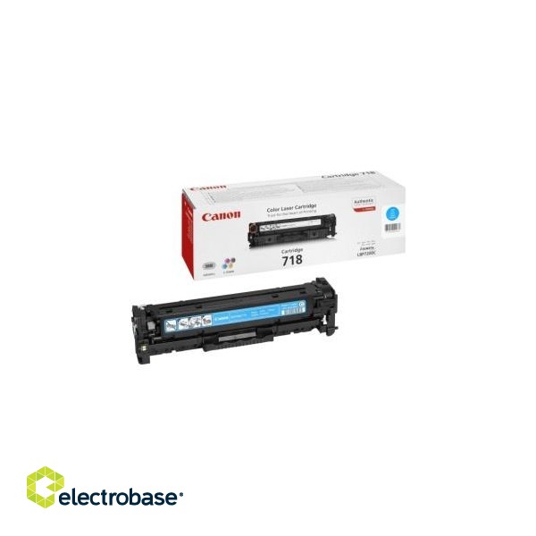 Canon CRG 718 (2661B002) Toner Cartridge, Cyan