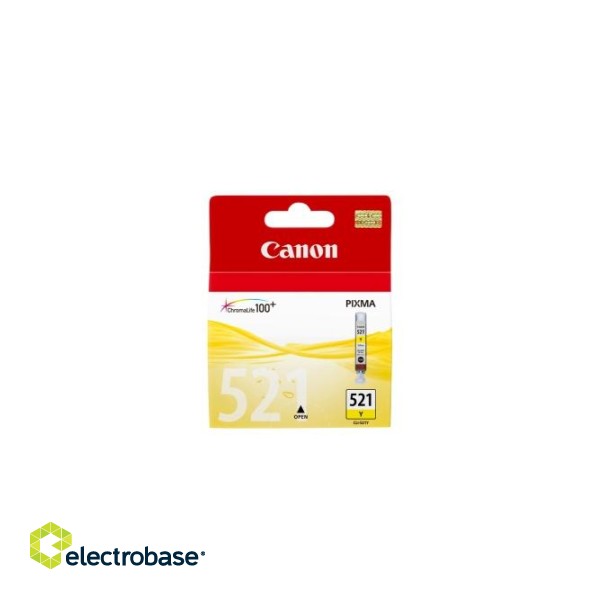 Canon CLI-521 (2936B001) Ink Cartridge, Yellow