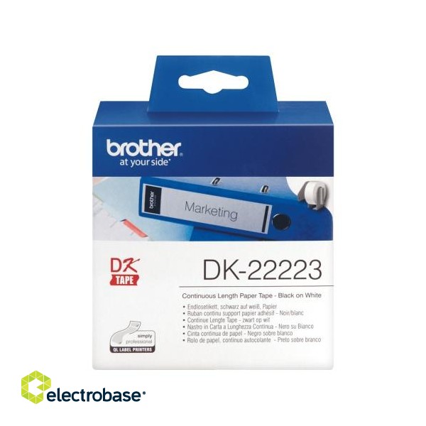 Brother DK22223 CONTINUOUS PAPER TAPE 50MM image 2