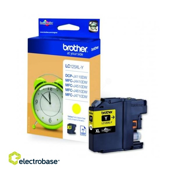 Brother LC125XL (LC125XLY) Ink Cartridge, Yellow (SPEC)