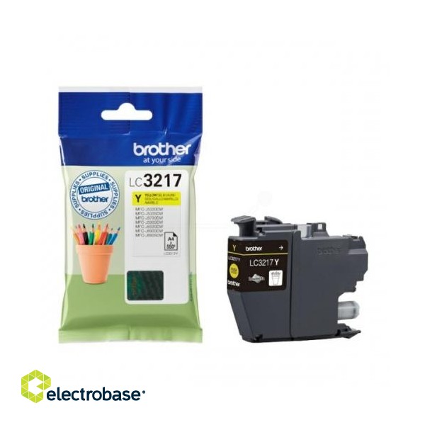 Brother LC3217 (LC3217Y) Ink Cartridge, Yellow