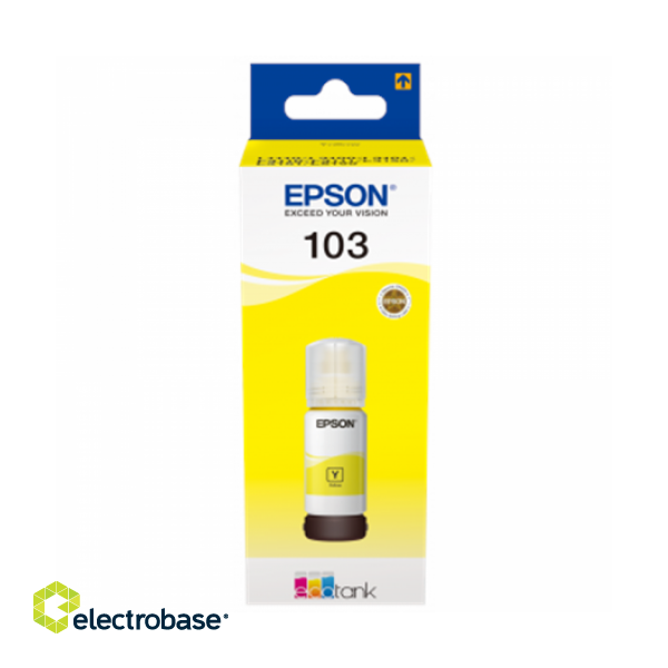 Epson 103 EcoTank (C13T00S44A) Ink Refill Bottle, Yellow
