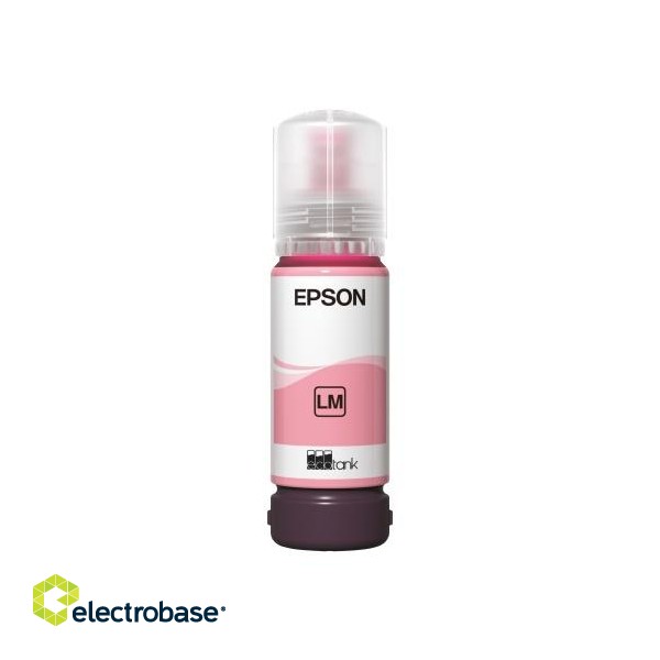 Epson 108 EcoTank (C13T09C64A) Ink Refill Bottle, Light magenta