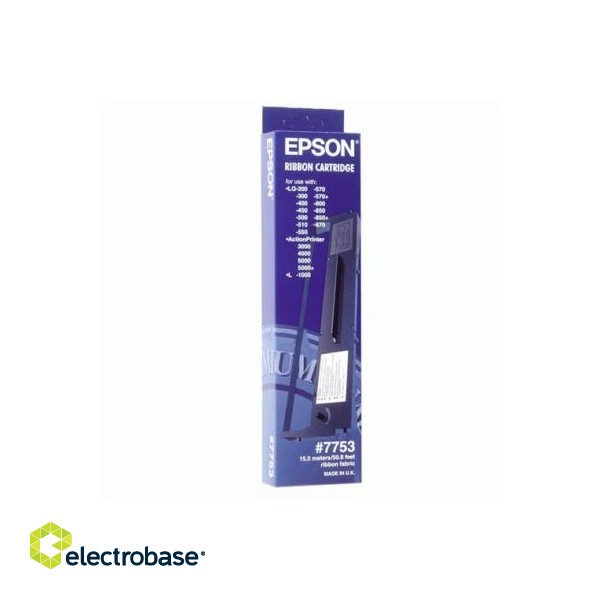 Epson S015633 (C13S015633) Ribbon Cartridge, Black image 1