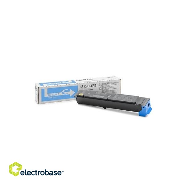 Kyocera TK-5215C Toner Cartridge, Cyan image 4