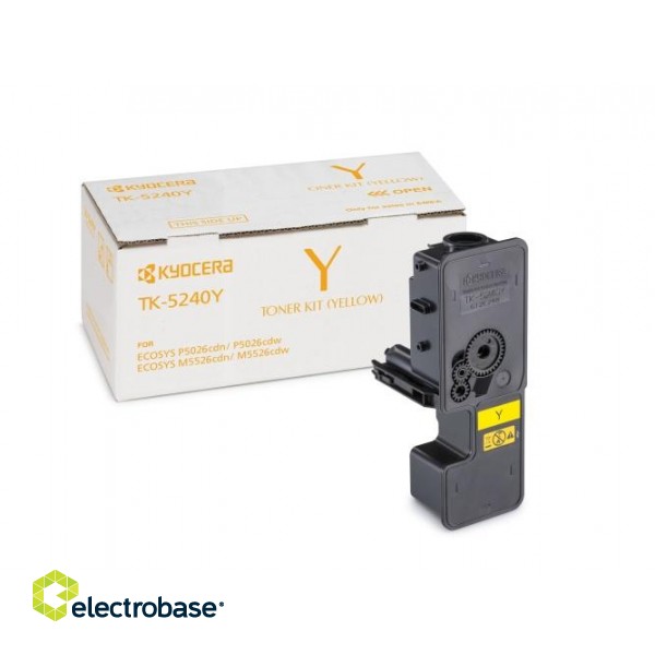 Kyocera TK-5240Y Toner Cartridge, Yellow paveikslėlis 4