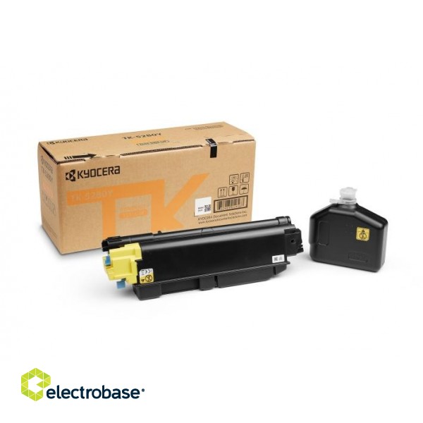 Kyocera TK-5280Y Toner Cartridge, Yellow image 3