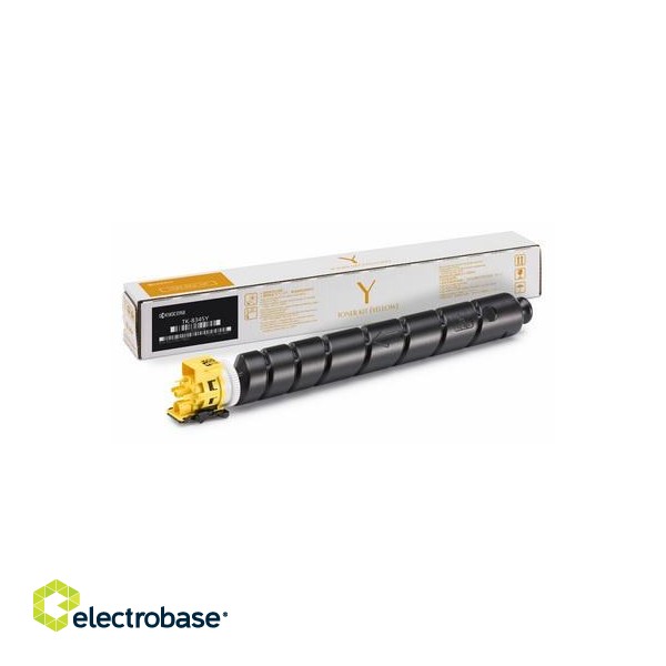 Kyocera TK-8345Y Toner Cartridge, Yellow image 3