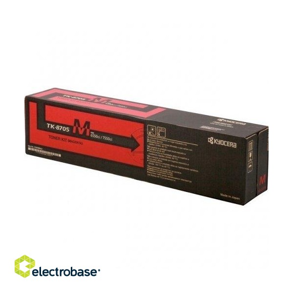 Kyocera TK-8705M (1T02K9BNL0) Toner Cartridge, Magenta