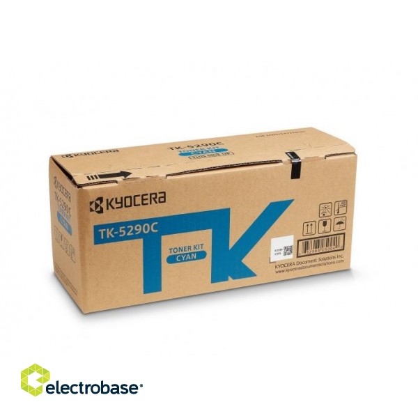Kyocera TK-5290C (1T02TXCNL0) Toner Cartridge, Cyan