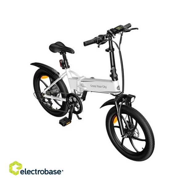 Electric bicycle ADO A20+, White image 4