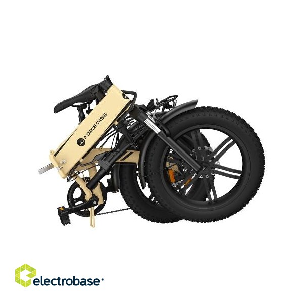 Electric bicycle ADO A20F Beast, Sand image 3