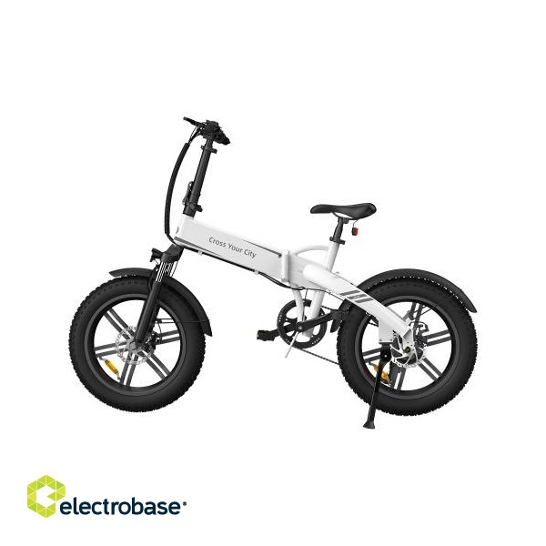 Electric bicycle ADO A20F Beast, White image 2