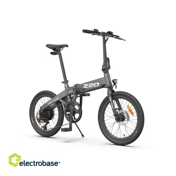 Electric bicycle HIMO Z20 Plus, Grey paveikslėlis 3