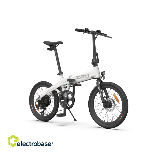 Electric bicycle HIMO Z20 Plus, White image 3