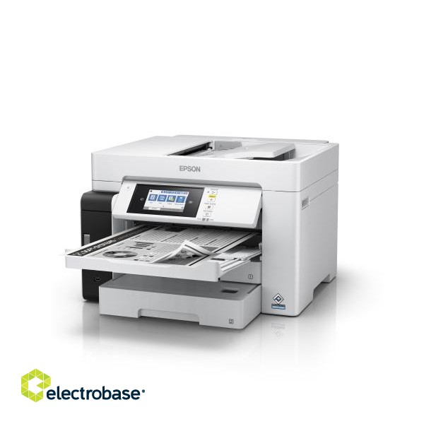 Epson Multifunctional Printer EcoTank M15180, A3 Contact image sensor (CIS), Wi-Fi, Black&amp;white фото 2