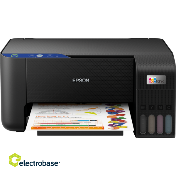 Epson EcoTank L3211 Printer Inkjet Colour MFP A4 33 ppm USB paveikslėlis 1