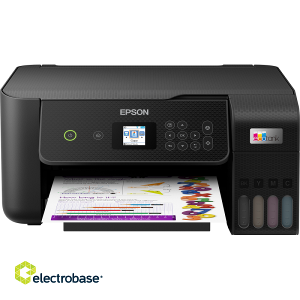 Printer Epson EcoTank L3260 A4, Color, MFP, WiFi paveikslėlis 2