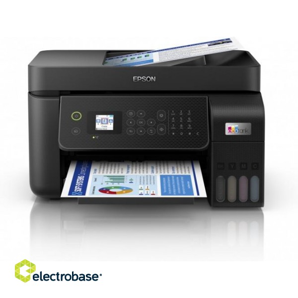 Printer Epson EcoTank L5290 A4, Color, MFP, ADF, WiFi paveikslėlis 1