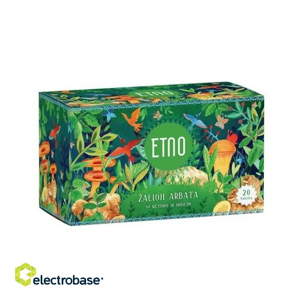 ETNO Green Tea with Mint and Ginger 30g (1.5g x 20pcs)