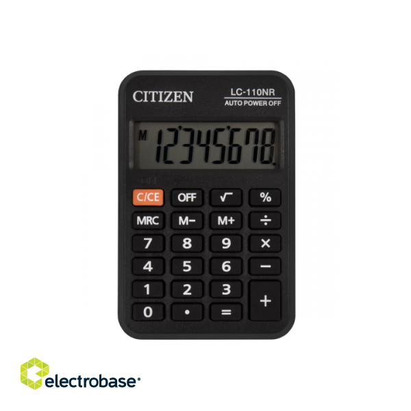CITIZEN Pocket Calculator LC-110NR фото 2