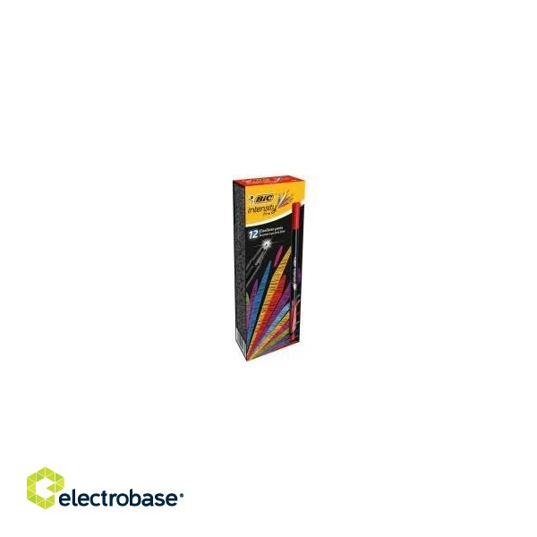 BIC Fineliners INTENSITY FINE Red BCL, Box 12 pcs. 449350 image 1