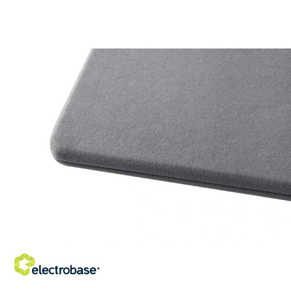 Up up acoustic desktop privacy panel with felt filling, gray (1200x600mm) image 4
