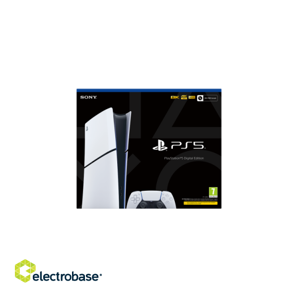 Sony PlayStation 5 Slim Game Console, Digital Edition, 1TB SSD фото 6