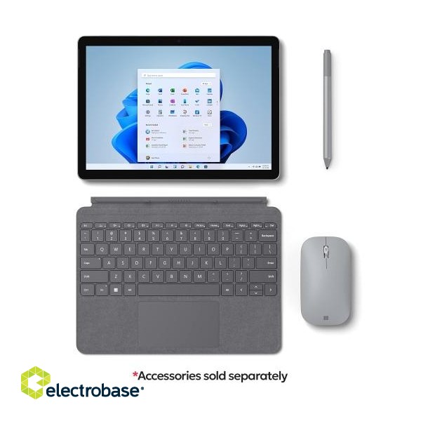 Microsoft Surface Go 3 Tablet PC 10.5'', 4GB RAM, 64GB ROM, Wi-Fi, LTE, W11H, Platinum image 6