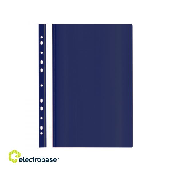 AD Class Perforated A4 Report File 100/150 dark blue 25pcs./pack. фото 1