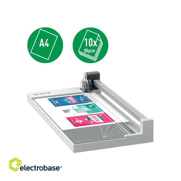 Leitz Precision Home Office Paper Trimmer A4, 10 sheets paveikslėlis 3